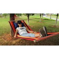 LILI HOME Hamaca con Barra de Tela - 100 x 200 cm - Se envía en color aleatorio - Ideal para Adultos Perfecta para colgar entre árboles en el jardín, playa, camping o terraza. Su diseño amplio y resistente brinda una experiencia de descanso única. - details 4