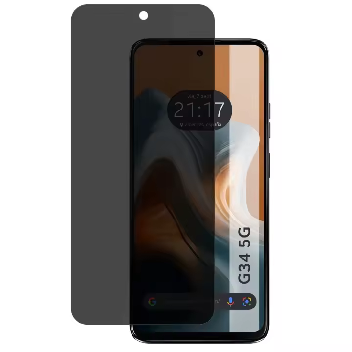 Tumundosmartphone Protector Pantalla Hidrogel Privacidad Antiespías para Motorola Moto G34 5G - 1