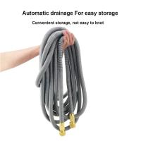 Nueva Camión Riega Juego De Agua Tubo Elástico Retráctil Para Lavado De Coche Alta Presión Con Boquilla Regulable Anti-Abrasión Anti-Corrosión Ajustable Montaje En Pared O Soporte - details 4