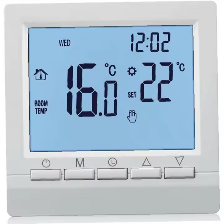 Termostato  Para Caldera De Gas, Batería De Termostato, Regulador De 1,5 V, Temperatura Alimentada Para Calderas, Programable Semanalmente - 1