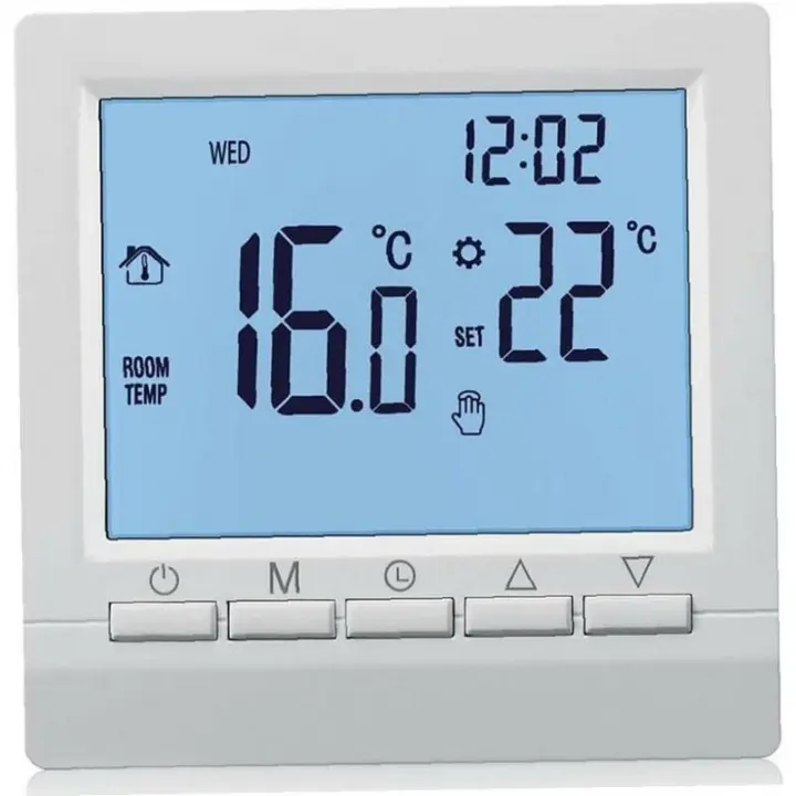 Termostato  Para Caldera De Gas, Batería De Termostato, Regulador De 1,5 V, Temperatura Alimentada Para Calderas, Programable Semanalmente - 1