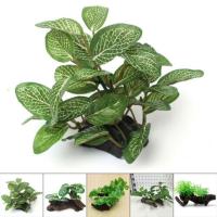 Decoración De Acuario De Térmica Plástica En Forma De Tronco De Tortuga Para Tanque De Peces Y Reptiles Raíces Artificiales Ornaments Para Aquario - details 4