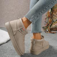 Botas De Pies Descansados De Corduroy Para Mujer Invierno 2024 Comodidad No Esmeriladas Antideslizantes Cordura Suela De Goma - details 20