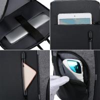 Bolsos,Mochila para computadora resistant to Agua y antirobo para Viajes, carcasa de poliéster elegante con Cierres de Cremallera, Bolsa de computadora unisex para Colegio para notebook de 39,62 cm - Duradera y Ligera - details 4