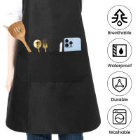 10 Pcs Delantal De Cocina Con Babero Para Hombres Y Mujeres Delantal De Tela De Poliéster Para Cocina Doméstica Y Trabajo - details 2