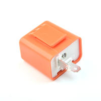Relé De Flasher LED Ajustable 12V Para Motocicleta 1/2pcs Indicador De Señal 2 Pin Material ABS Plástico - details 6