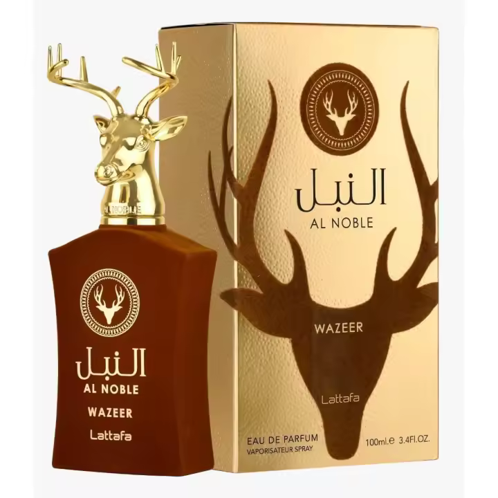 Perfume árabe Al Noble Wazeer Lattafa 100 Ml Unisex Rojo - 1