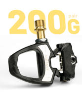 Pedales De Bicicleta ONIRII PD-06 Ultraligeros De Carbono SPD Autolock Acero/Titán 6 Grados Con Placa De Bloqueo Para Carretera - details 8