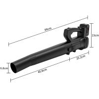 3000W Soplador de hojas inalámbrico - Soplador de hojas eléctrico inalámbrico de 21 V con 2 baterías y cargador, modo de 2 velocidades, soplador de hojas ligero de 2.0 Ah para cuidado del césped, patio - details 15