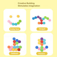Juguete Montessori De Madera Juego De Colores Y Alineación Con Bolas Arcoíris En Copas Educación Temprana Para Niños De Preescolar Edad 3+ - details 2