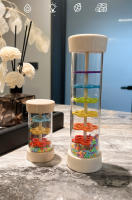 Juguete Educativo Montessori Para Bebés Llovizna Arcoíris Vaso De Arena Música Rattle Juguete Sensorial Para Niños - details 0