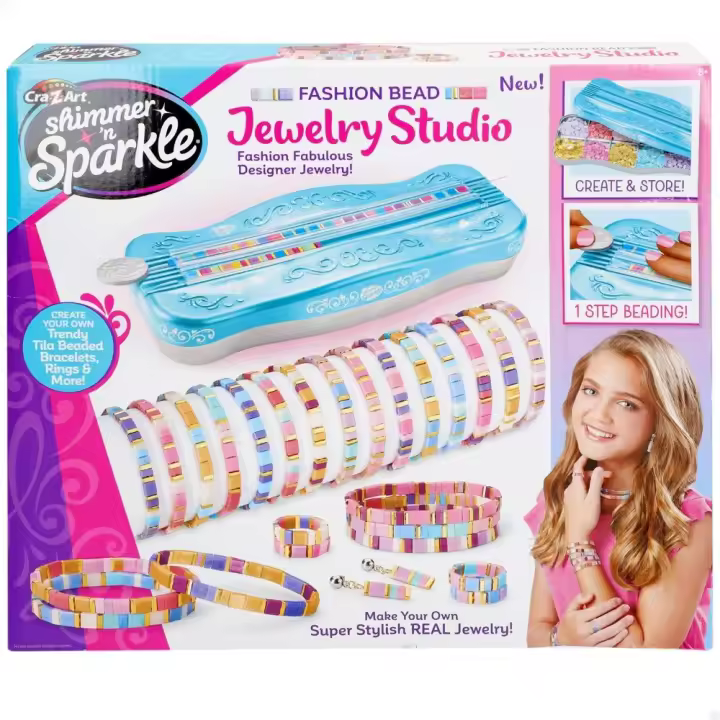 COLORBABY-Estudio Joyeria Shimmer N Sparkle ¡CREA Preciosas Pulseras, Collares y Pendientes (47911) - 1