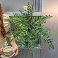XIYA FLOWER Plantas Artificiales De Pino Persa 18 Ramas Falso Hoja PE Decoración Para Exteriores Y Hogar Sin Mantener - details 3