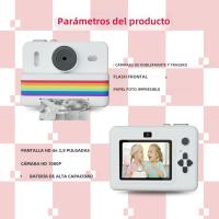Cámara Instantánea Portátil Para Fotografía Mini Impresora HD 2.8 Pulgadas Vídeo Digital Juguete Regalo Con Batería De 1500mAh - details 5