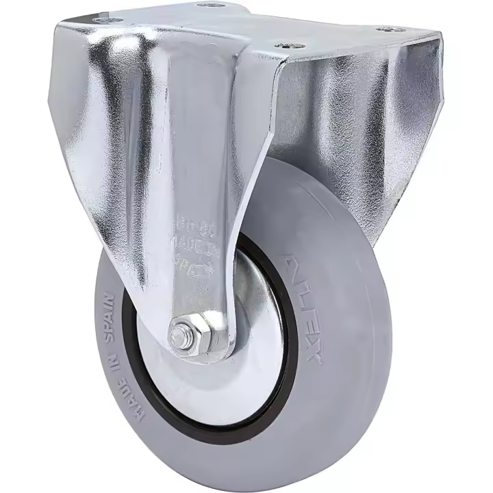 RUEDA 2/2460 S.BH ø 100 GOMA GRIS - 1