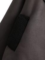 TRAFZA Chaqueta De Moda Invierno Para Mujer Marrón Oscuro Con Bolsillos Y Cuello En V Estilo Retro Elegante Con Botones - details 15