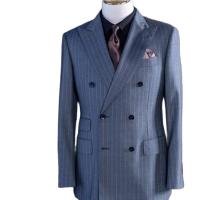 Traje De Novio Inglés De Alta Gama Para Hombres 2024 Moda Casual De Negocios Tendencia Elegante Material De Algodón Y Poliéster - details 3