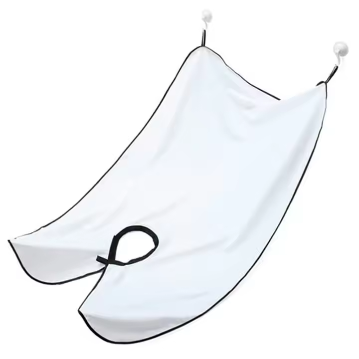 Capa Recoge Barba para Afeitado Capa para recoger vello facial  Capa para recoger pelo de barba en el baño Nyana Health - 1