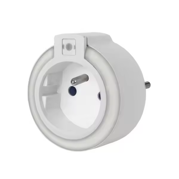 Perel Luz nocturna LED con enchufe y sensor crepuscular, activación automática en la oscuridad, color único: LED blanco, ideal para salón, dormitorio, cuarto de niños, pasillo, pasador de suelo - 1