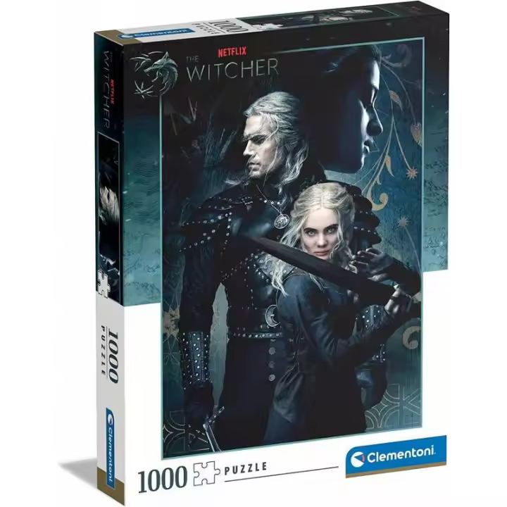 PUZZLE 1000 PIEZAS THE WITCHER DE CLEMENTONI - 1