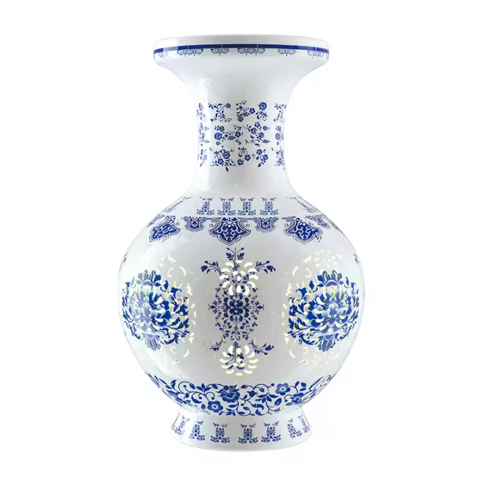 Vaso De Flores En Puzzzle De Porcelana Diseño 3D DIY Juguete Educativo Decoración De Casa Regalo Cálido Para Adultos - 1