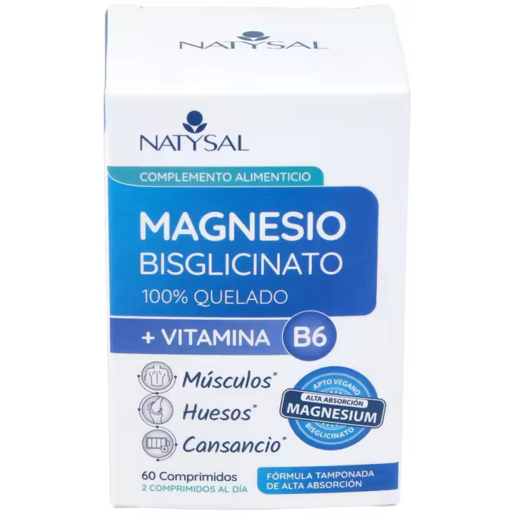 Natysal Magnesio + Vitamina B6 700Mg 60Caps - 1