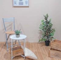 MIRAMAX-Silla Metal Plegable con Respaldo,Silla de Metal con Base de Madera, Ideal para Cocina, Jardín, Salón - details 5