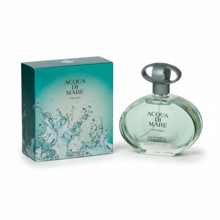 Perfume femenino Acqua di Mare Eau de Parfum, fragancia fresca y ligera con aroma acuático y limpio. Ideal para el uso diario, especialmente en épocas cálidas. Presentado en frasco con estuche original. 🚚 Envíos a España en 24/48 horas.
