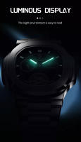 Reloj Mecánico LIGE Dual Seconds Tourbillon Para Hombre Acero Inoxidable Auténtico Reloj De Noche Luminoso Resistente Al Agua - details 9