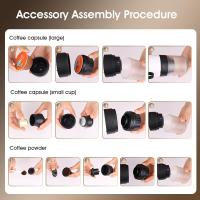 Cafetera espresso portátil, cafetera eléctrica, inalámbrica, autocalentable, máquina de café expreso de viaje, 60 ml, para café molido, cápsula Nespresso, camping, coche, caravana, senderismo, oficina - details 2
