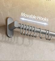 Organizador De Cocina Colgadores Para Utensilios De Cocina Soporte Para Cuchillos Y Tablas De Cortar Almacenamiento De Cubiertas De Cuchara Accesorios De No Perforar Metal - details 11