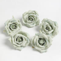 2/5Pcs Cabezas De Flores Rosa Artificiales De Seda Para Decoración De Hogar Bodas Fiestas DIY Artesanía Regalos - details 10