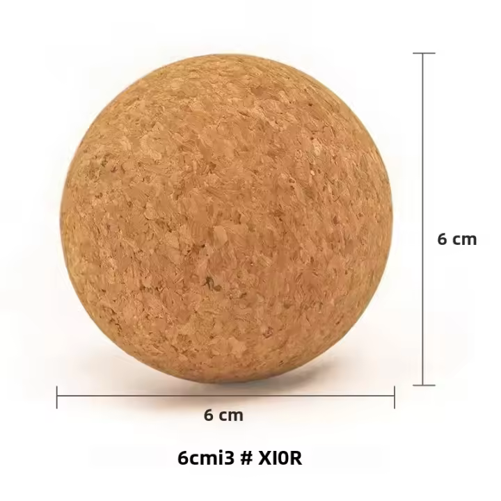 Bola De Masaje De Cork Para Yoga Bola Fascia De Relajación De Músculos Para Gimnasia Fitness Pilates Danza Herramienta Auxiliar Terapia De Liberación Tamaño Multi SML - 1