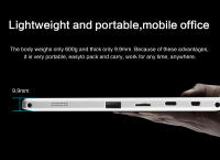 MLLSE A1 tableta 2 en 1 de 10,1 pulgadas 8GB DDR4 RAM 128GB ROM Intel N5030 1920x1200 pantalla IPS Windows 10 Tablet PC con teclado - details 6