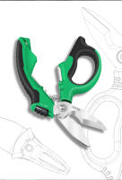 Tijeras Eléctricas LAOA De 8 Pulgadas Con Cuchillas Curvas Y Resorte Ajustable Para Cortar Cable Y Destornillar Herramientas Multifuncionales De Acero Inoxidable Y Plástico - details 1