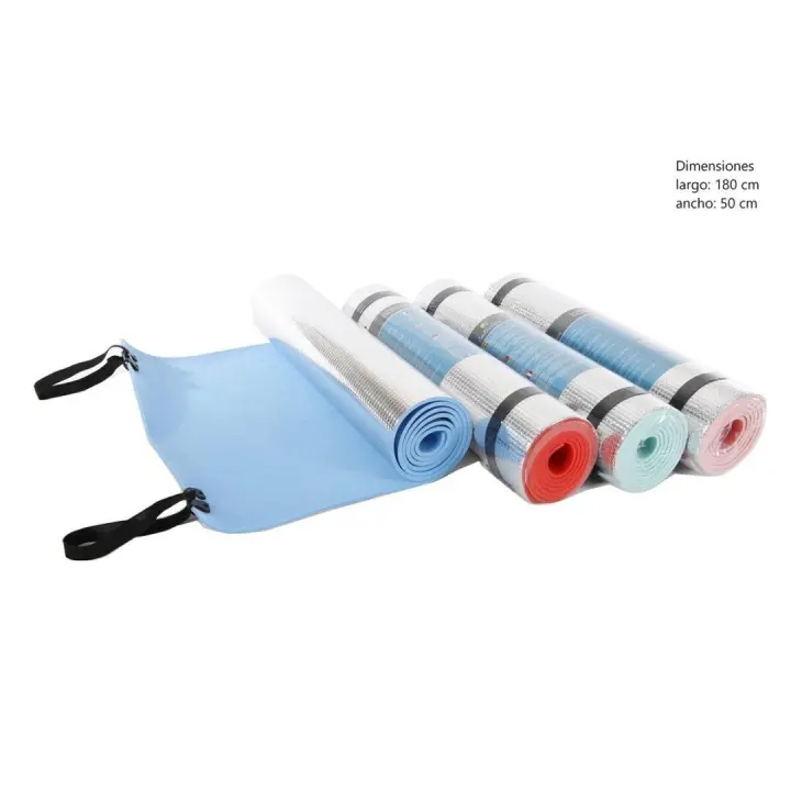Estera de yoga Impermeable y Aislante — Doble cara impermeable | Plegable y portátil | Resistente a la humedad y al frío | Antideslizante y duradera | Fácil de limpiar | Ideal para camping, picnic, playa, senderismo y viajes - 1