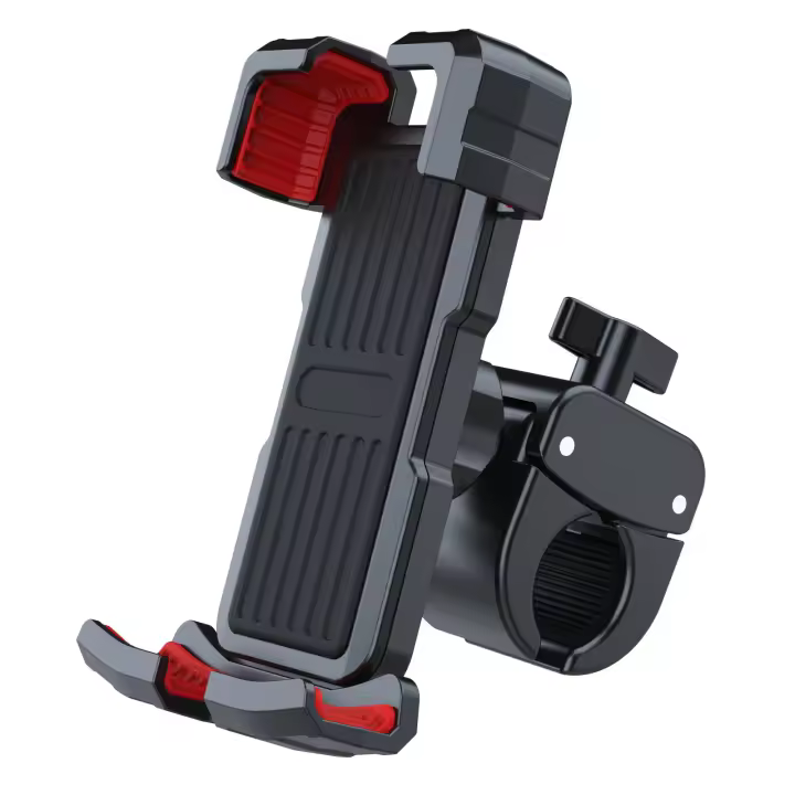 Soporte De Teléfono Para Bicicleta Y Motocicleta Compatible Con iPhone Samsung Y Todas Las Teléfonos Móviles Soporte De Manillar Para Navegación - 1