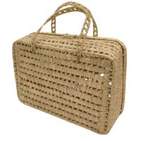Maletín Cesta Picnic Palma Natural Medidas 40 cm de Largo x 31 cm de Ancho x 38 cm de Alto Artesanal - details 6