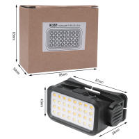 BORUiT K351 Linterna Frontal LED Potente Tipo-C Recargable Luz Cálida Impermeable Para Camping Pesca Torcha Frontal - details 9