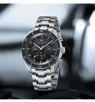 Reloj Mecánico Para Hombre Welly Merck WM170 Resistente Al Agua 200M Estilo Casual Clásico Y Business Con Fase De La Luna Material De Acero Inoxidable - details 9