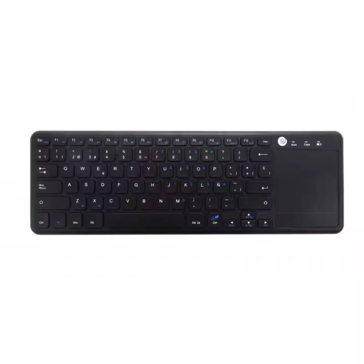 CoolBox - CoolTouch teclado Universal RF inalámbrico QWERTY Español Negro COO-TEW01-BK - 1