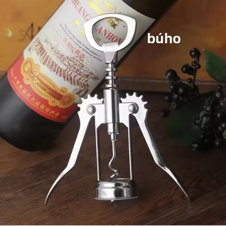 Abrepuertas Multifuncional Para Vino Rojo Creativo De Aleación De Zinc Herramienta Manual Sin Químicos En Alta Concentración - 1