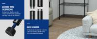 Estantería metálica de 5 Niveles, Estantes de Almacenamiento, estantería con baldas de Metal, estantería de pie, estantes Ajustables para Garaje, Armario, Cocina, Capacidad 340kg (Total) - details 1
