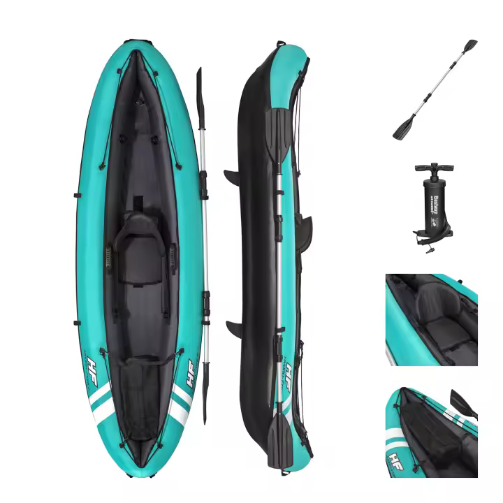 Bestway Kayak Hinchable Bestway Hydro-Force Ventura 280x86 cm 1 Persona con Inflador y Remo - 1