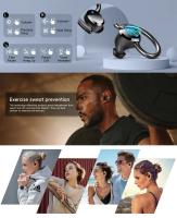 Auriculares inalámbricos deportivos Q38, auriculares inalámbricos 5.3 de 2024, auriculares estéreo con controlador de 14.2 mm, auriculares de 48 horas con ganchos para las orejas, micrófono con reducción de ruido, auriculares intrauditivos - details 3