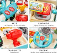 Juguete De Autobús Con Sonido Y Luz Juego De Ocupación Montessori Educativo Musical Para Niños Y Niñas Edad 4-6 Años Material ABS - details 6