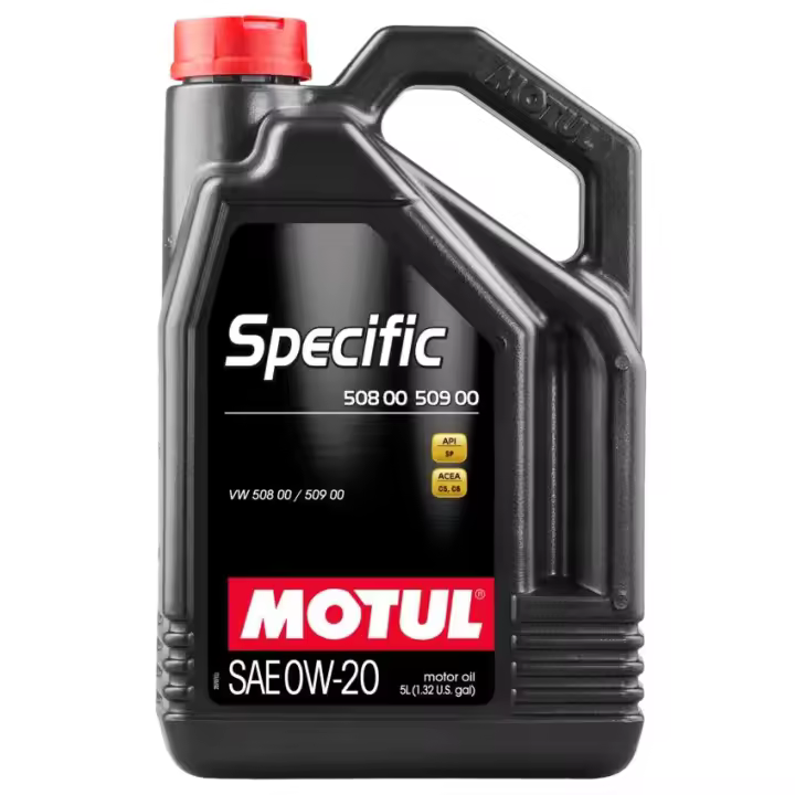 Motul Aceite Motor  SPECIFIC 508 00 509 00 0W-20 para Motores VW, AUDI, SKODA y SEAT - Lubricación Óptima, Ahorro de Combustible y Protección - 1