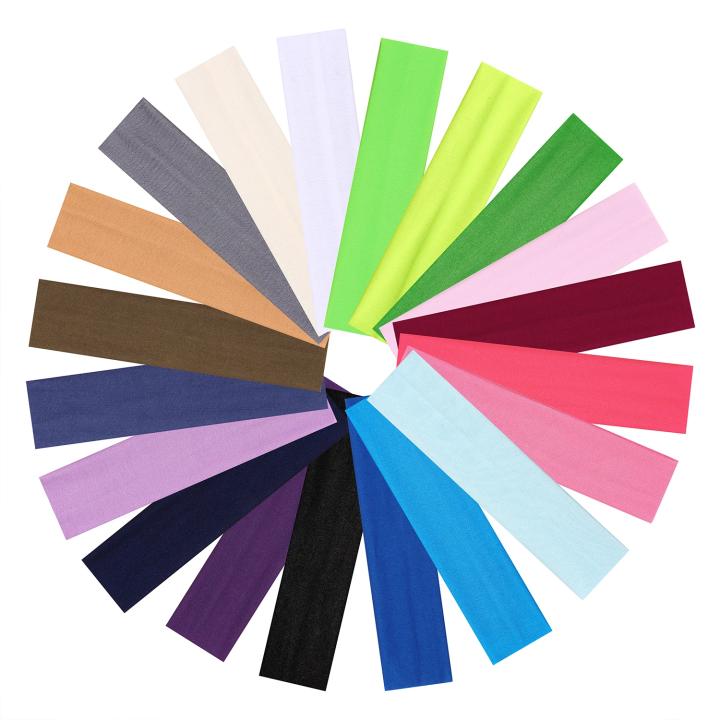 4pcs Headband Deportiva Para Mujer Elástica De Nylon Para Ciclismo Yoga Correr Y Ejercicios Sudor Bandas De Cabello Portátil