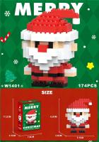 Regalos De Navidad Serie De Bloques De Construcción Santa Claus Y Reňedos Juguete De Montaje Para Mesa Decoración Juguetes Educativos Para Niños - details 0