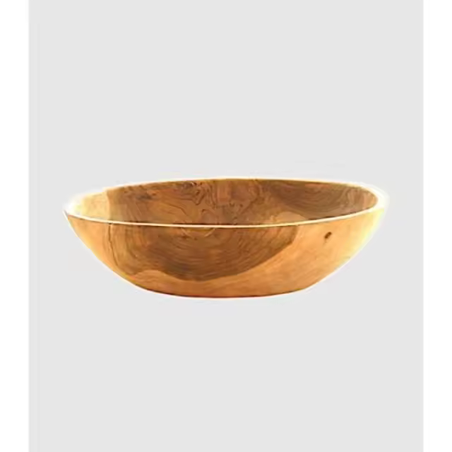 Cuenco de Madera Maciza, Artesanal     -EkilikuaHome - 1